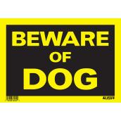 Klassen Beware of Dog Sign - 8-in x 12-in - Plastic