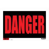 Panneau Danger de Klassen, 8 po x 12 po, plastique