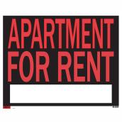 Panneau anglais Apartment for Rent de Klassen, 19 po x 24 po, plastique