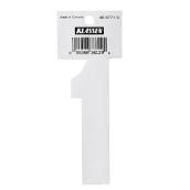 Klassen Brand Self-Adhesive Number 1 - Reflective - 3-in - White - Vinyl