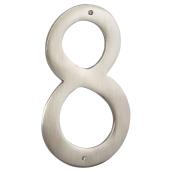 Klassen Modern Number 8 - 3 1/2-in - Metal - Antique Nickel