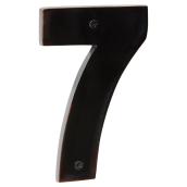 Klassen Modern Number 7 - 5-in - Metal - Oil-Rubbed Bronze