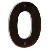 Klassen Modern Number 0 - 5-in - Metal - Oil-Rubbed Bronze