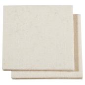 Flexi-Felt Wool Pads - Self-Adhesive - Beige - 2 Per Pack - 3-in W