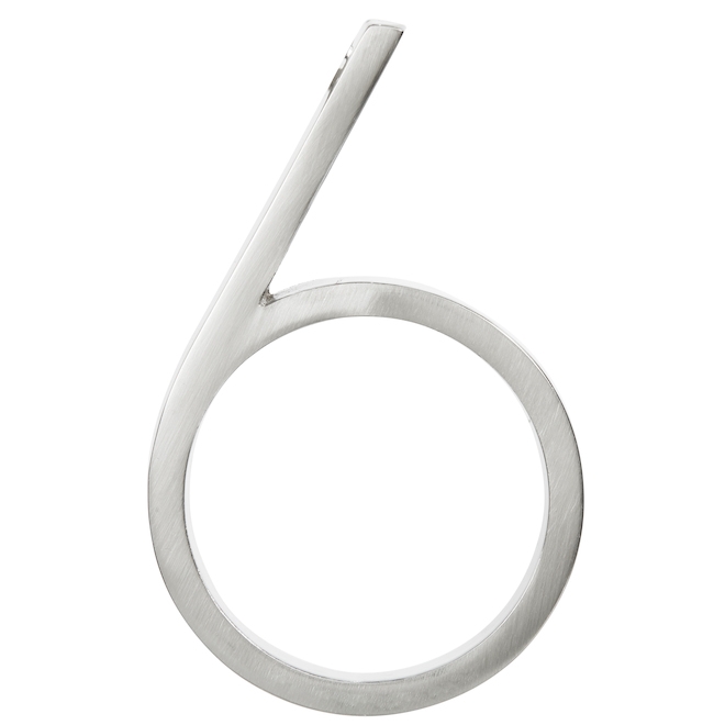 Klassen 5-in Satin Nickel Number 6