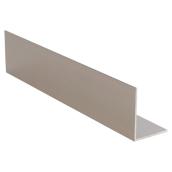 Shur-Trim Interior Angle - Aluminum - Mira Gloss Finish - Weldable - 8-ft L x 1-in W x 1/16-in T