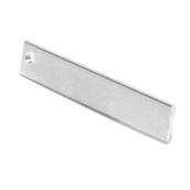 Flat Bar - Aluminum - Gloss Finish - 8-ft L x 3/4-in W x 3/32-in T
