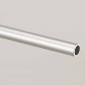 Concept SGA Round Tube - Aluminum - Clear Satin - 1/2-in dia x 8-ft L x 1/16-in T