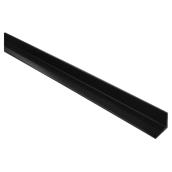 Concept SGA Outside Angle Moulding - Metal - Mira Black Finish - 8-ft L x 3/4-in H x 3/4-in W