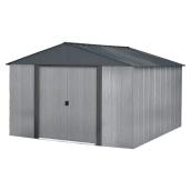 Storage Shed - 10' x 10' - Driftwood - Steel - Grey