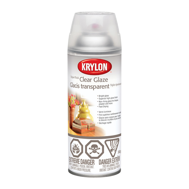 Krylon K05130100 Decorator Crystal Clear Gloss Finish Spray Paint