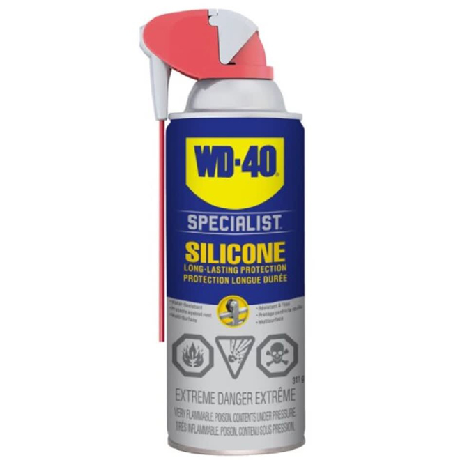 WD-40 Specialist Water- Resistant Silicone Lubricant Spray, 311 g