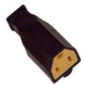 Cooper Standard Female Plug Connector - Straight Blade - Thermoplastic Yellow - 15-amp
