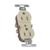 Duplex Standard Receptacle - 15A/125V - Ivory