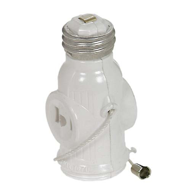 Eaton Plastic Ceiling Socket - Medium Base - 660-watt - 250-volt