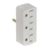 Cooper Receptacle - Three Outlet Tap - Thermoplastic - 125-Volt - 15-Amp
