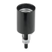 Bottom Turn Knob Lamp holder - Black