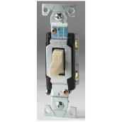 Toggle Switch 1 Pole - 15A - 120-277 V - Ivory