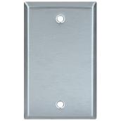 Blank Wall Plate - 1-Gang - Stainless Steel