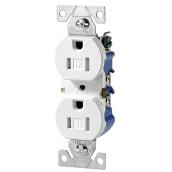 Eaton Duplex Receptacle Outlet - Tamper Resistant - 3-Wire Grounding - 125-volt