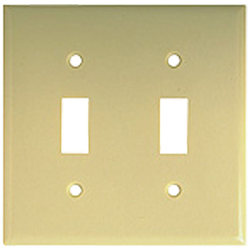 Standard Switch Plate - 2-Gang - Ivory