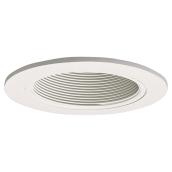 Cooper Lighting Halo White Recessed Light Baffle Trim - Coilex - 4-in