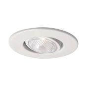 Cooper Halo Directional Flush Mount Recessed Light - 4-in - Steel Gimbal - White