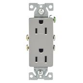 Eaton Tamper Resistant Duplex Receptacle - Thermoplastic - Silver Granite - 125-Volt