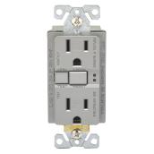 Eaton Self-Test GFCI Receptacle Outlet - 1 11/16-in W x 4 3/16-in H - Tamper Resistant - 15-amp