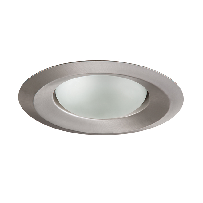 Plafonnier intensif encastré Halo E26 0-Watt équivalent nickel satiné DEL (Convient au diamètre du boîtier : 5 po)