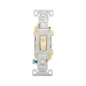 Eaton 15-Amp Single-Pole Ivory Toggle Commercial Light Switch (1-Pack)