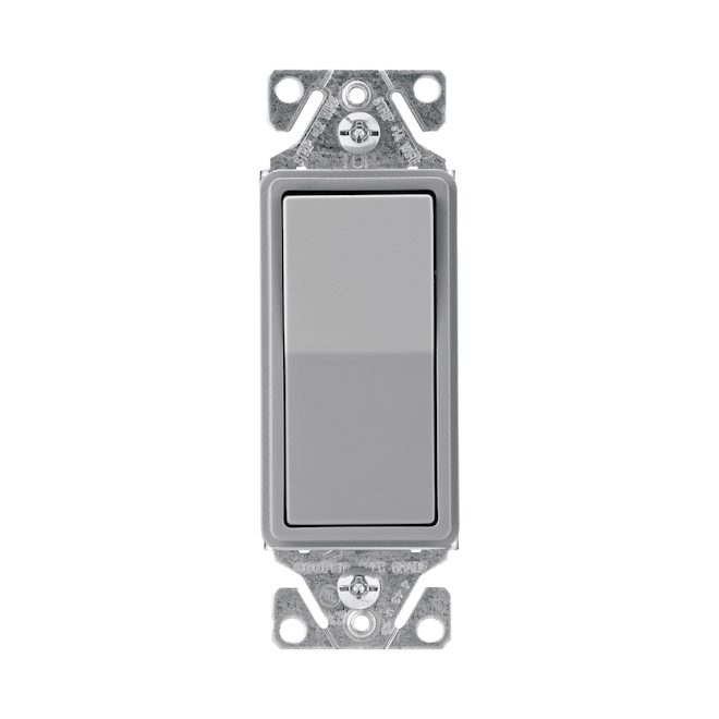 Eaton 3-Way Deco Switch - 15 A - 120/277 V - Grey