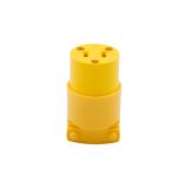 Eaton 15-Amp 125-Volt Yellow 2-Wire Connector