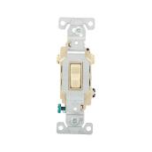 Eaton 15 Amp 3-Way Ivory Toggle Commercial Light Switch 1/Pack