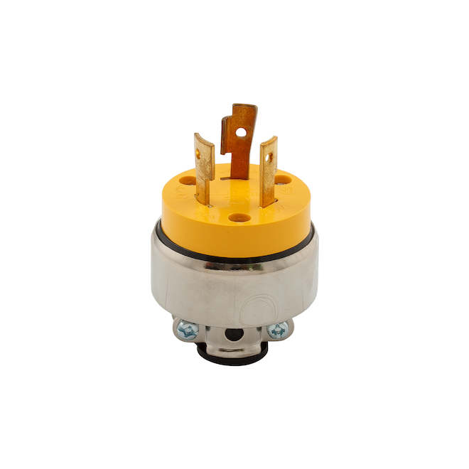 Ls-fiche de verrouillage Eaton 20 amp 250 volt jaune