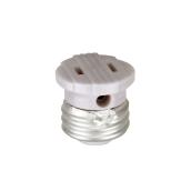 Eaton 2-Wire Single to single White Basic Standard Adapter for Socket