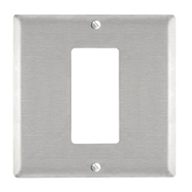 Eaton 2-Gang 1-Pack Chrome GFCI/Shaver Adapter Kit