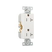Eaton Arrow Hart White 20-Amp Decorator Tamper Resistant Outlet Residential/Commercial 1-Pack Receptacle