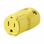 Eaton Arrow Hart 15-Amps  125-Volts Yellow 3 Wire Industrial Connector
