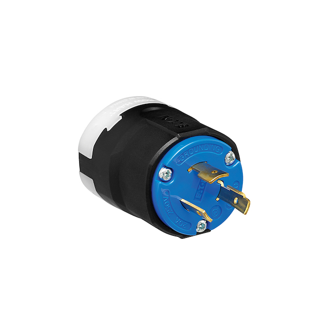 Eaton 20-Amps 250-Volts Blue 3-Wire Grounding Plug