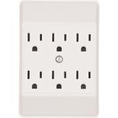 Eaton 6-Outlet Residential Adapter - White Plastic