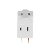 Eaton 3-Outlet Cube Adapter - White Plastic