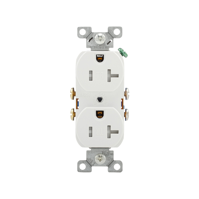 Eaton Dual 2P3W Receptacle - 20-Amps - 125-V