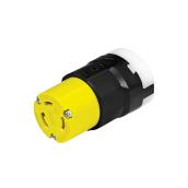 Eaton Black and Yellow Nylon Locking Connector - 30-Amps - 125-V