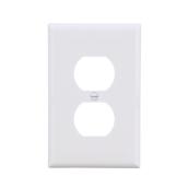 Eaton 1-Gang 10-Pack White Duplex Midsize Wall Plate
