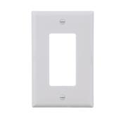 Eaton 1-Gang 1-Pack White Decorator Midsize Wall Plate