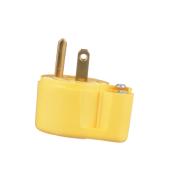 Eaton 15-Amp 125-Volt Yellow 3-Wire Grounding Plug