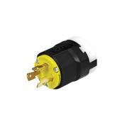 Eaton Arrow Hart 30-Amp 125-Volt Yellow/Black 3-Wire Grounding Plug