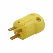 Eaton Arrow Hart 20-Amp 250-Volt Yellow 3-Wire Grounding Plug