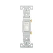 Eaton Single-Pole White Toggle Light Switch (1-Pack)